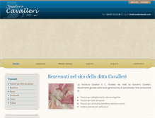 Tablet Screenshot of cavalleritextile.com